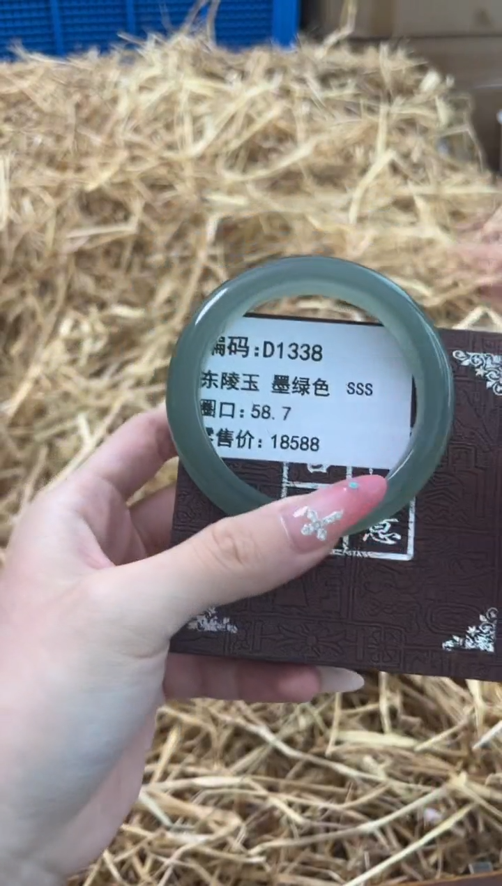 未镶嵌手镯石英质玉D1338