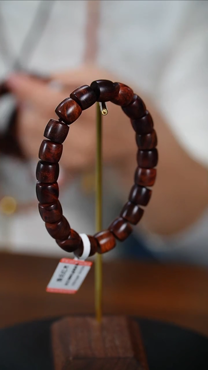 【闪购商品】黄花梨/降香黄檀手串/手链海黄铁矿料9*10单圈07010469