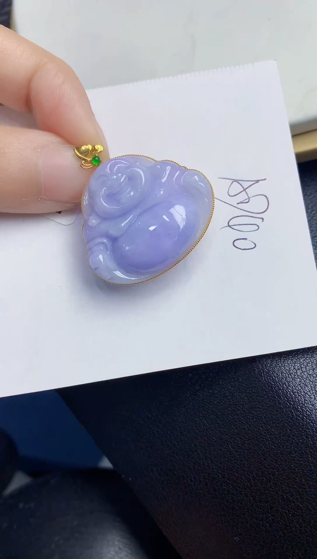 【闪购商品】翡翠颈饰18K金镶嵌000000000