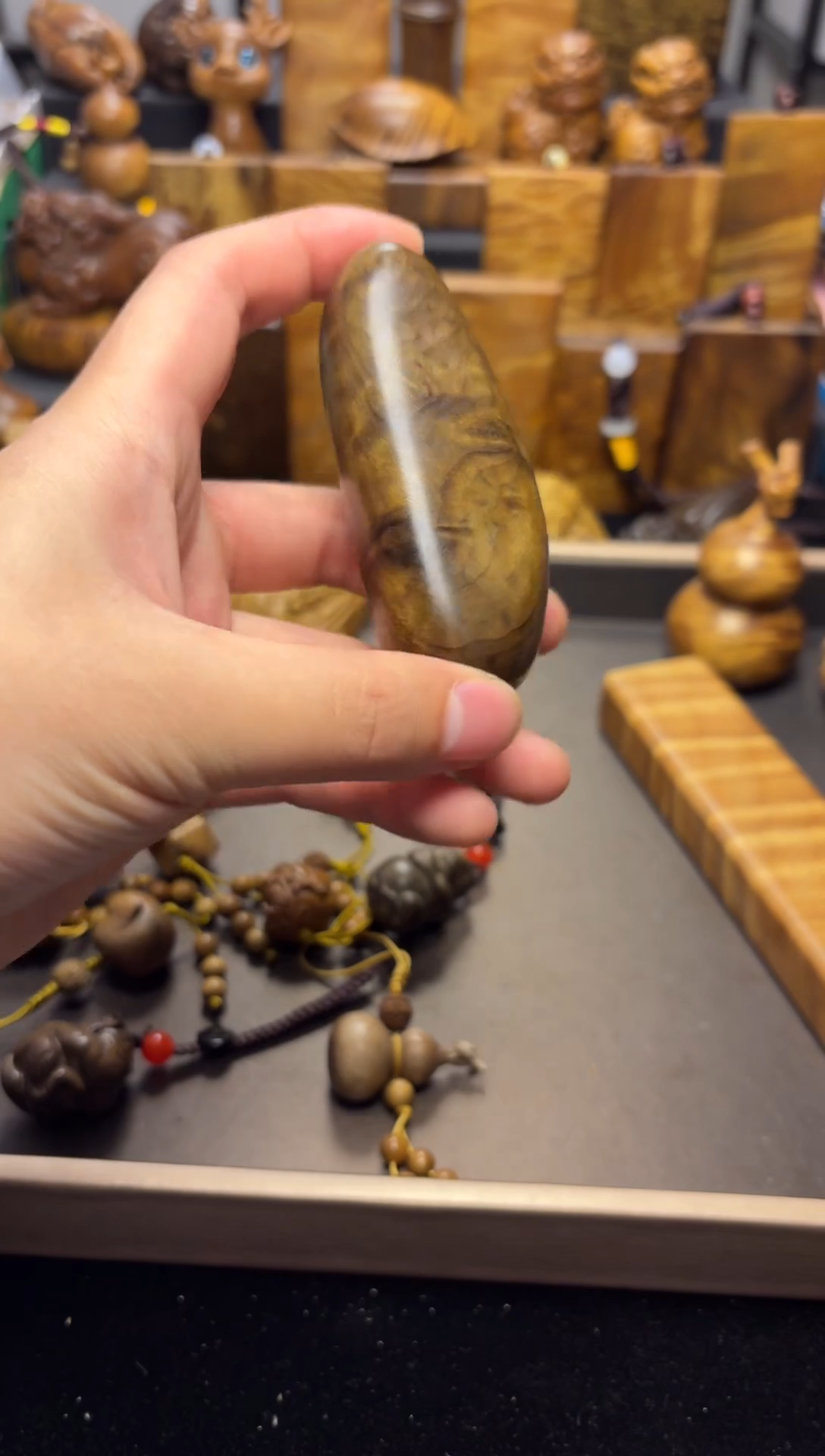 【闪购商品】楠木（金丝楠）手串/手链随型手把件94