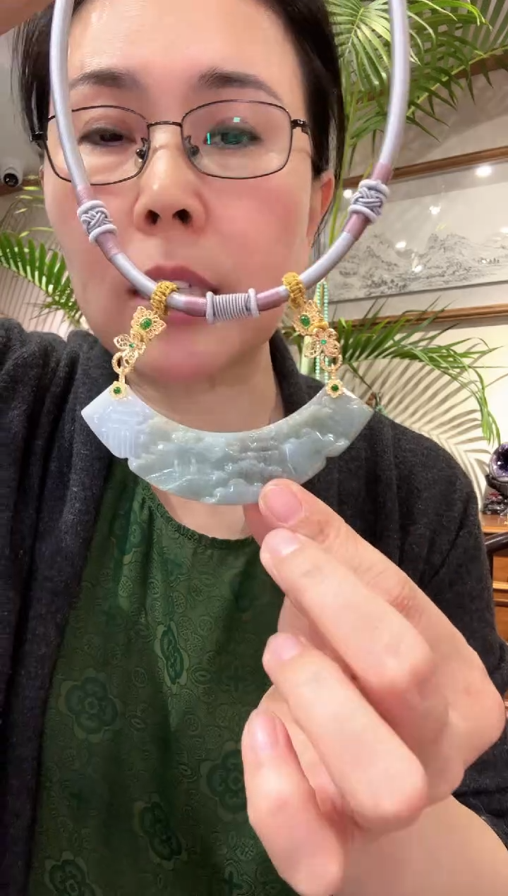 【闪购商品】翡翠颈饰未镶嵌国风