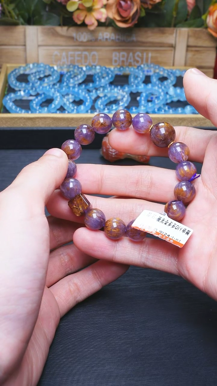 【闪购商品】水晶L027极光金多多原创单圈未镶嵌多样性发其一