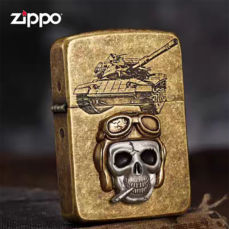 zippo打火机正品/古铜坦克兵复古1941创意男士送礼DYJ1