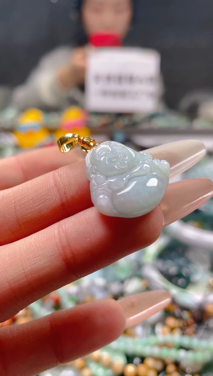 【闪购商品】翡翠颈饰未镶嵌/R/翡翠A货一图一物