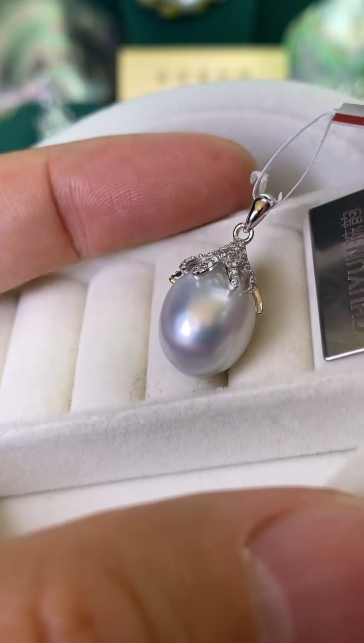 【闪购商品】海水珍珠颈饰银S925镶嵌12-13