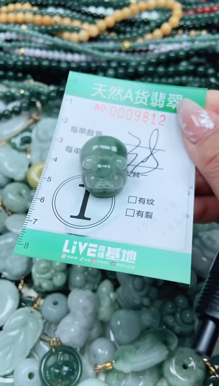 颈饰未镶嵌翡翠翡翠