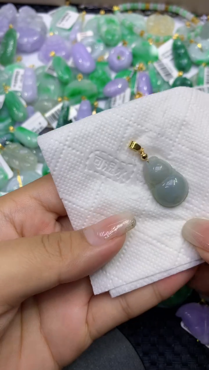 颈饰未镶嵌翡翠天然缅甸A货翡翠