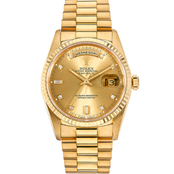 99新 Rolex/劳力士 老佛爷/劳力士18238/自动机械/单表/36mm