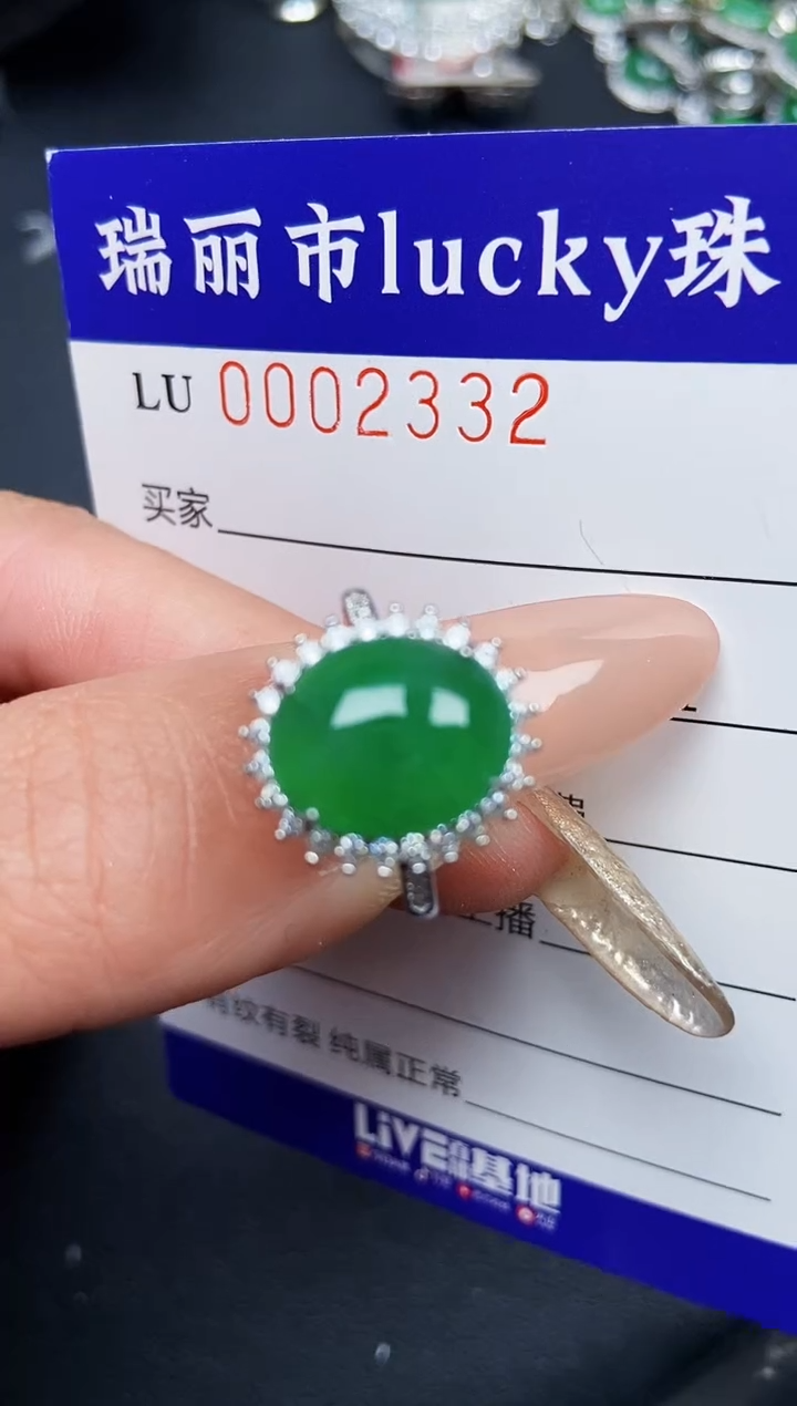 【闪购商品】翡翠颈饰银S925镶嵌2332