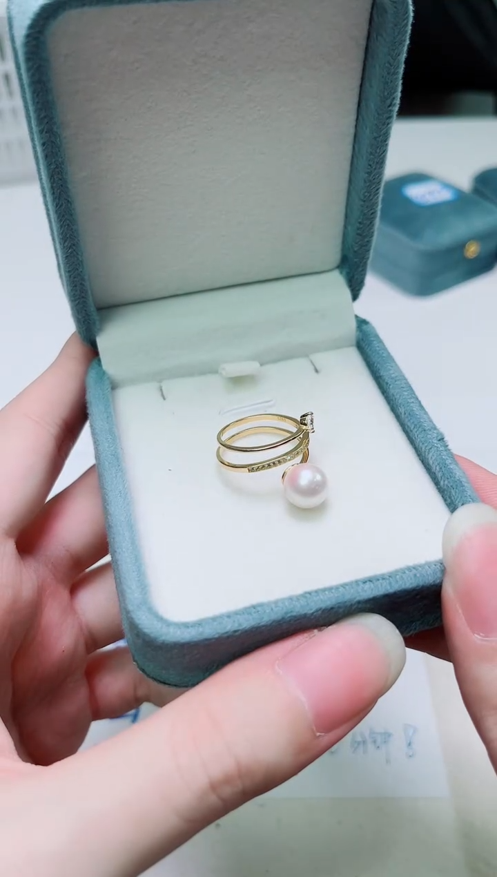 银S925镶嵌其他海水珍珠多样性发一2079