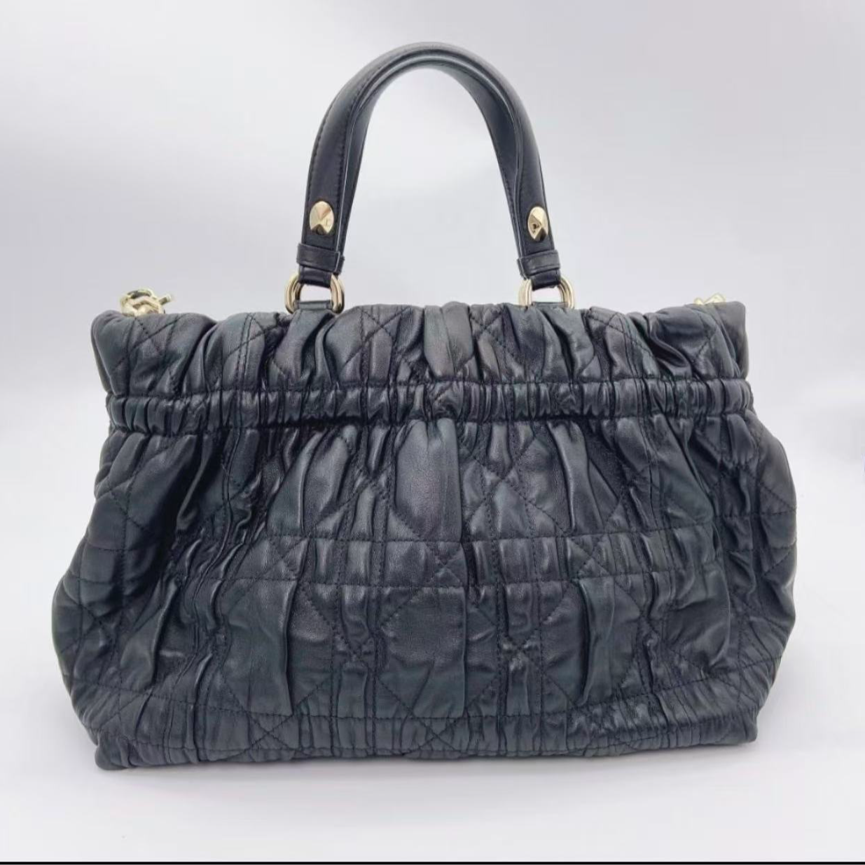 95新 DIOR/迪奥 黑色手提包