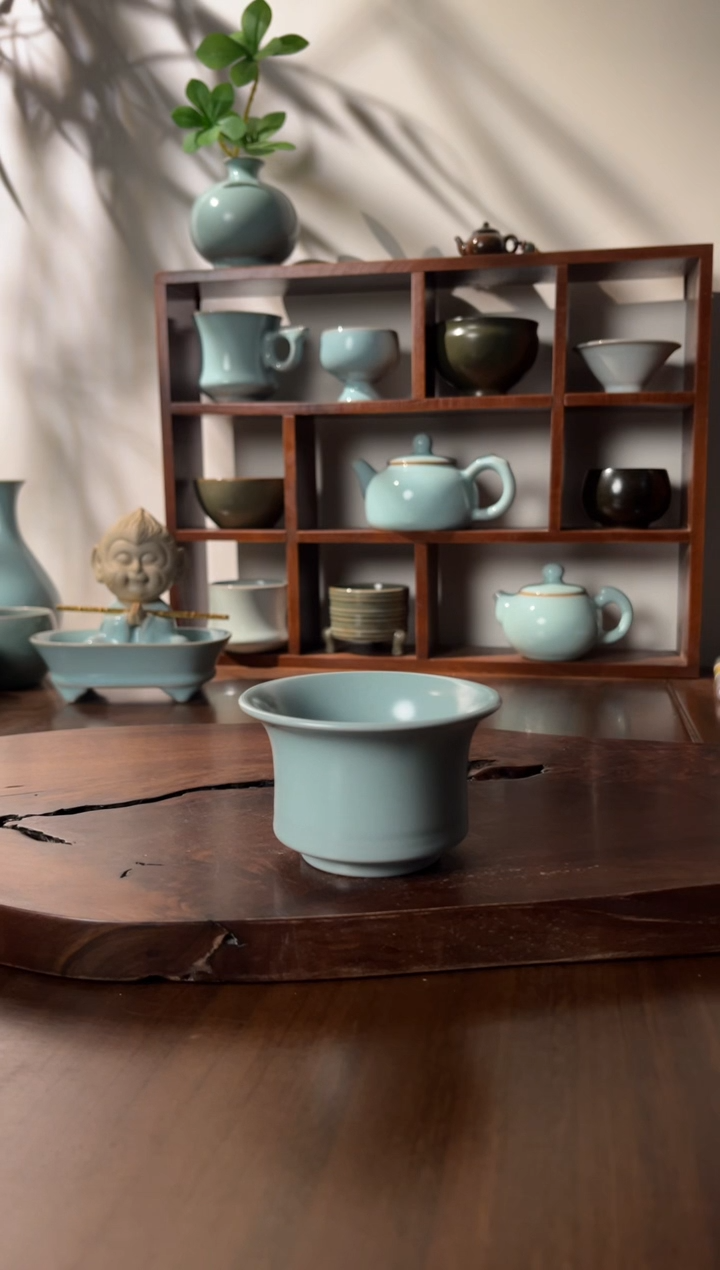 【闪购商品】壶清凉寺王国奇仿古釉色马蹄杯