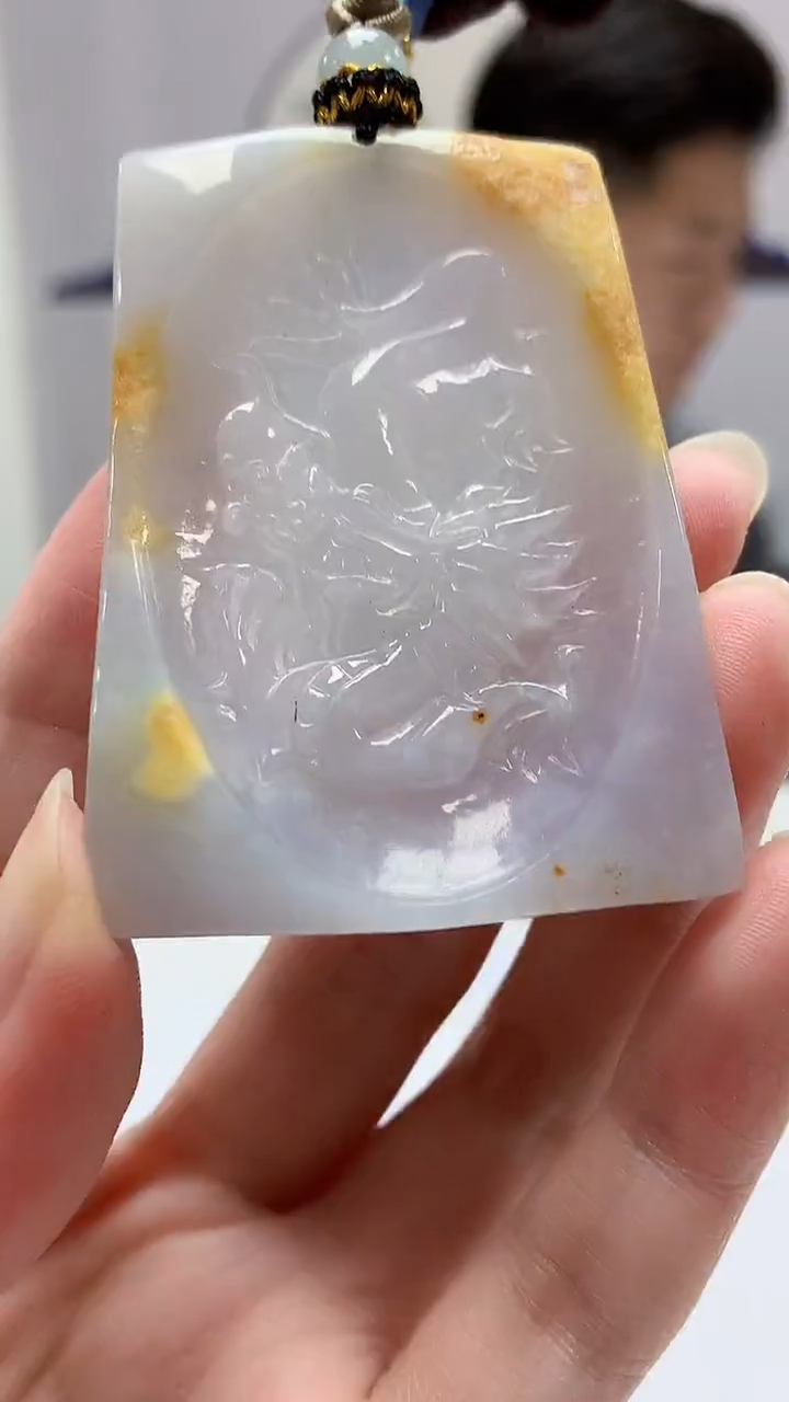 【闪购商品】定制翡翠未镶嵌4917zm-毛货挂件山水72