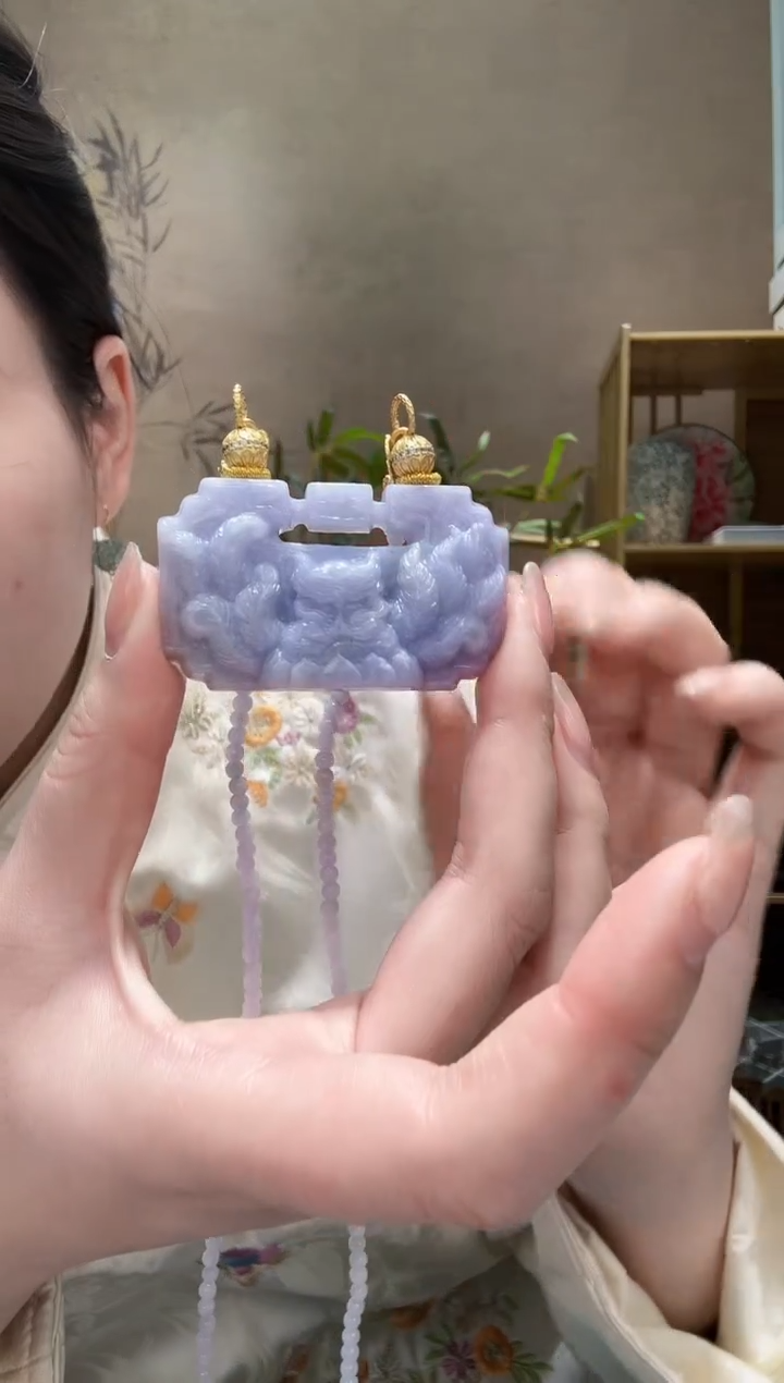 【闪购商品】翡翠耳饰未镶嵌吊坠