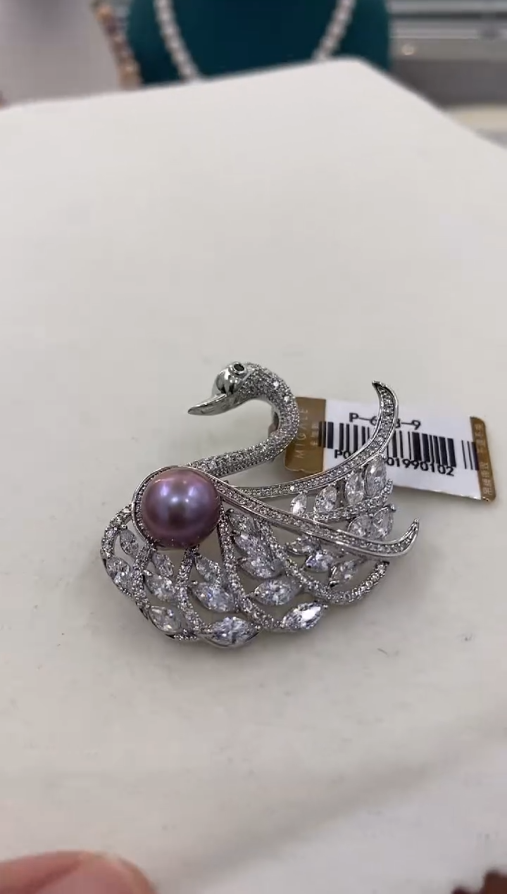 【闪购商品】淡水珍珠HB未镶嵌珍珠胸针@@90538