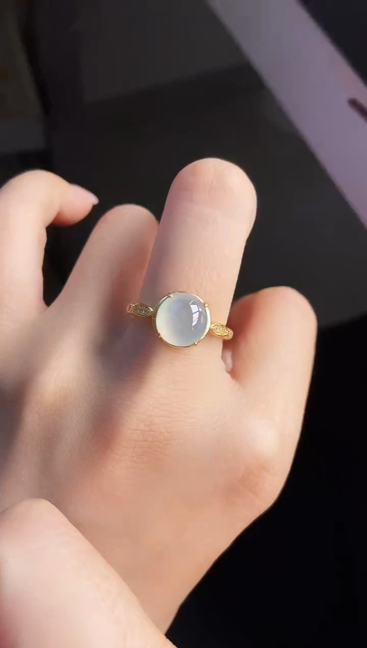 银S925镶嵌戒指翡翠12