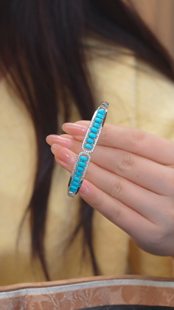 【闪购商品】绿松石手镯未镶嵌多样性发 @@N6776