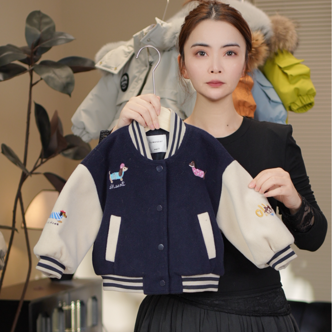 【现货】2025秋冬季儿童新款韩版保暖牛仔加厚保暖外套58323