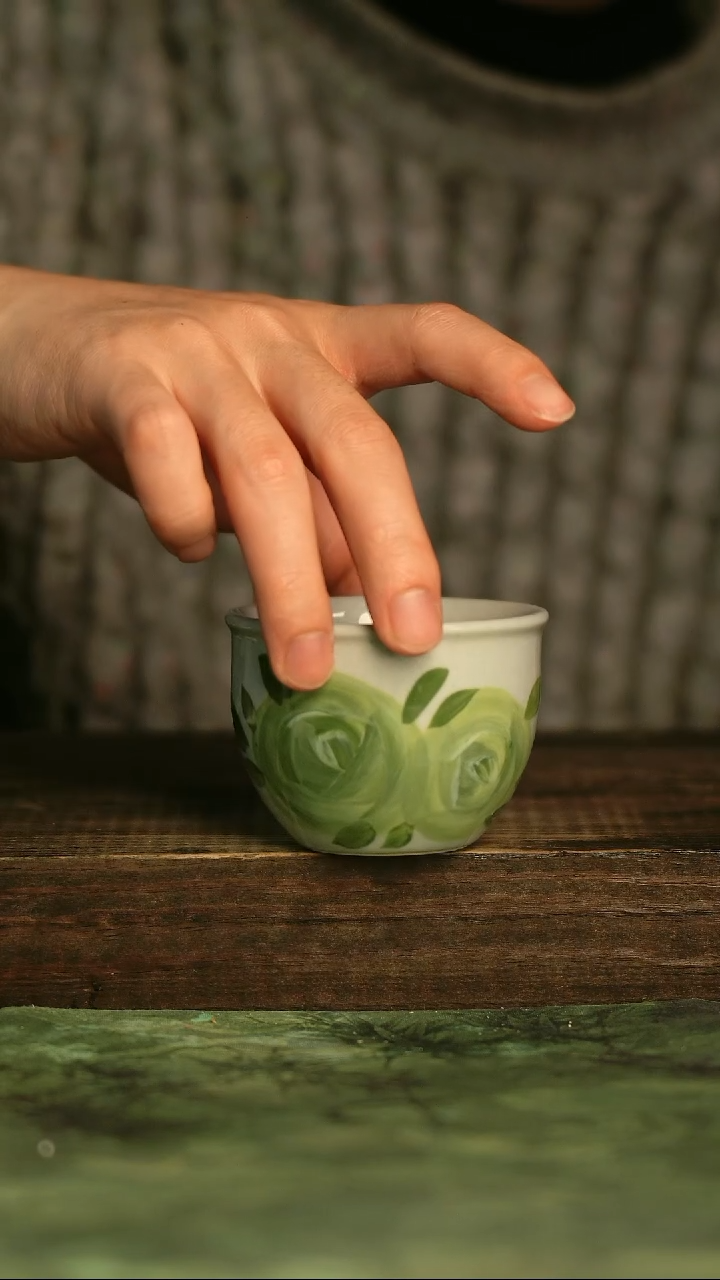 青诗集手工手绘瓷器青诗集手工手绘瓷器