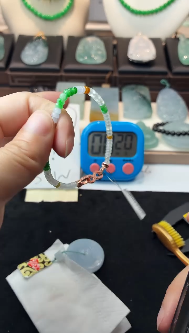 未镶嵌定制翡翠蓝*k毛货不退不换