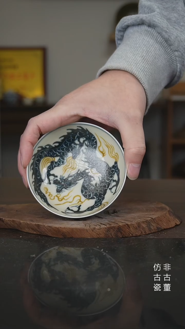 景德镇手工手绘陶瓷微瑕