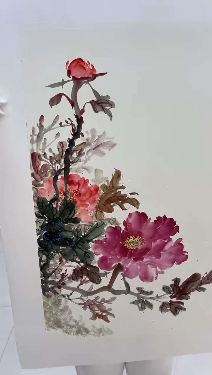 国画刘立荣亲笔绘画手绘作品D5