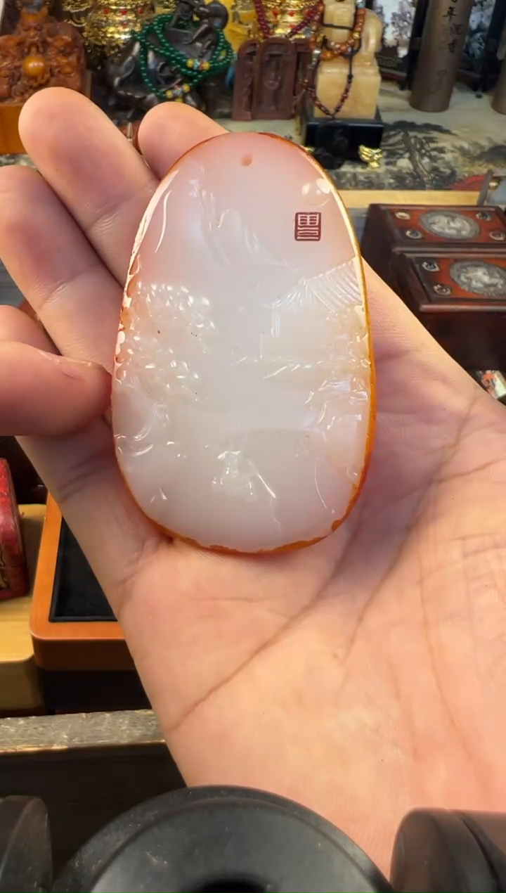 滴血莲花菩提吊坠 三三甄选