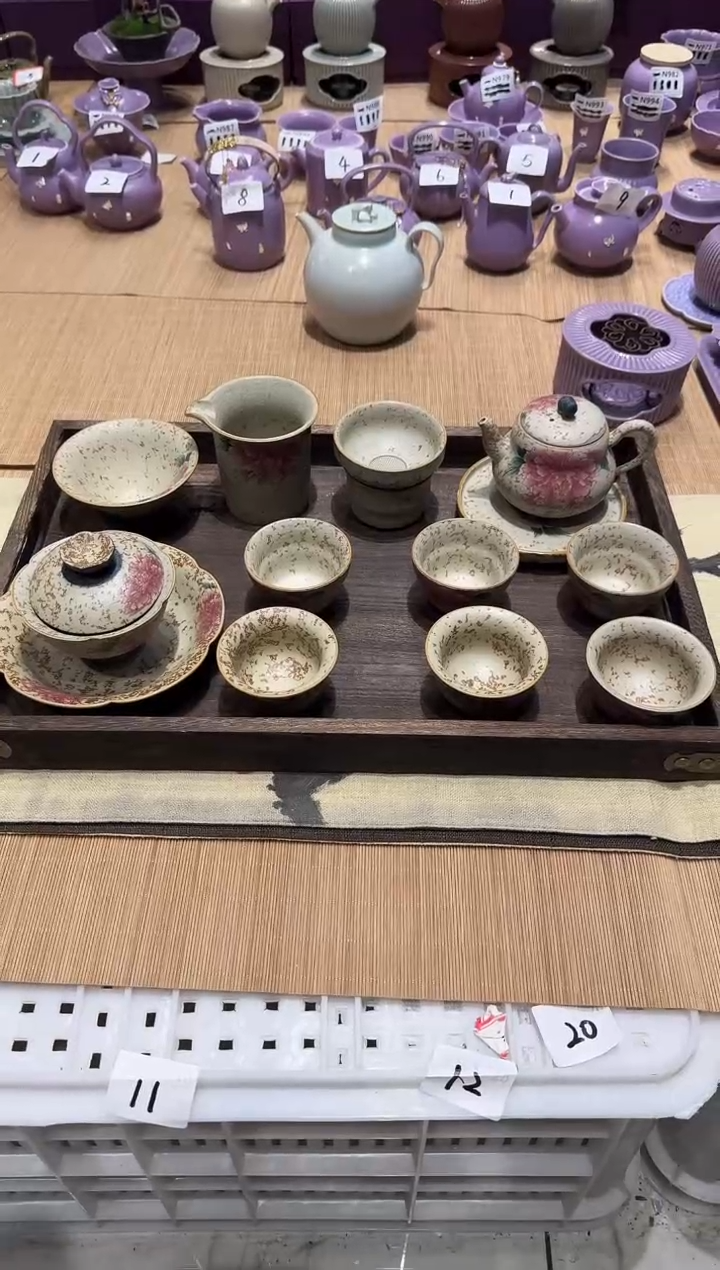 瓷片瓷火石红正品茶具 假一罚十 