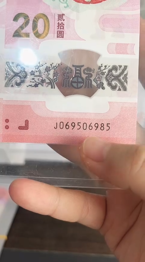 【闪购商品】塑料蛇钞包67分单张号码069506985