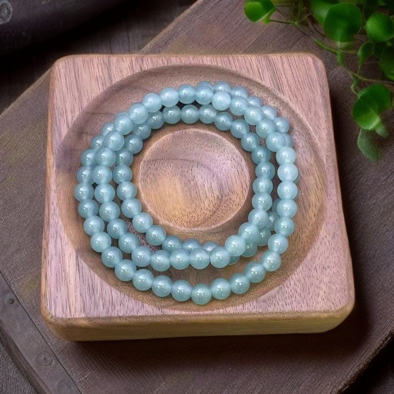 佳玺甄选 066DIY 天空蓝老蓝水 三圈6mm