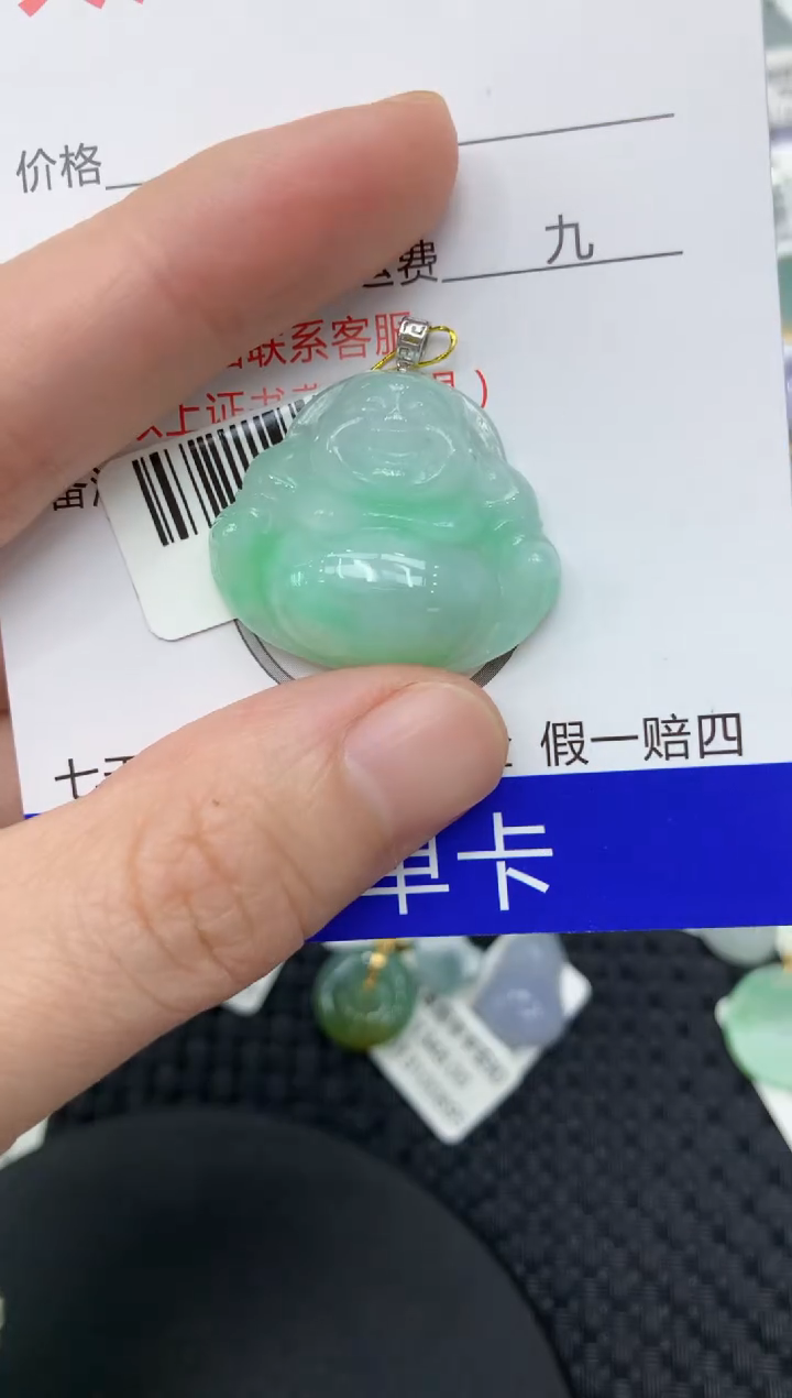 【闪购商品】翡翠颈饰18K金镶嵌11111111