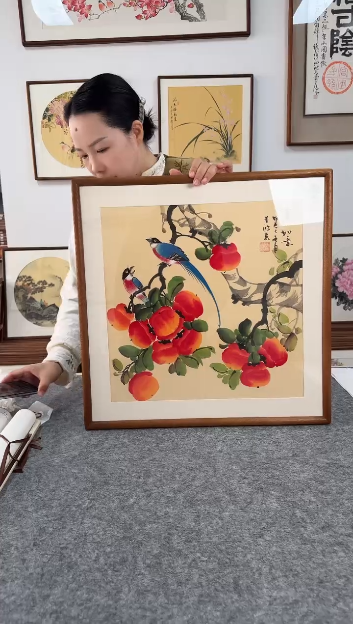 书法唐专波15-53*53绘画手绘同款