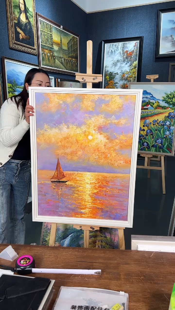 【闪购商品】油画64号 60*80-手绘油画