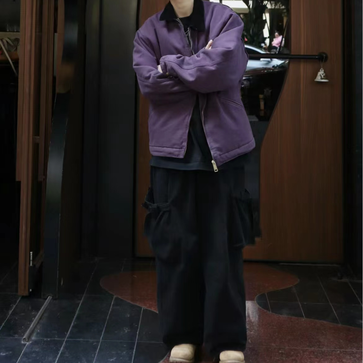 美式高街低特律夹克