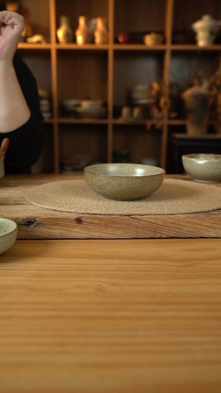 奶奶系列的6英寸罗汉碗1个