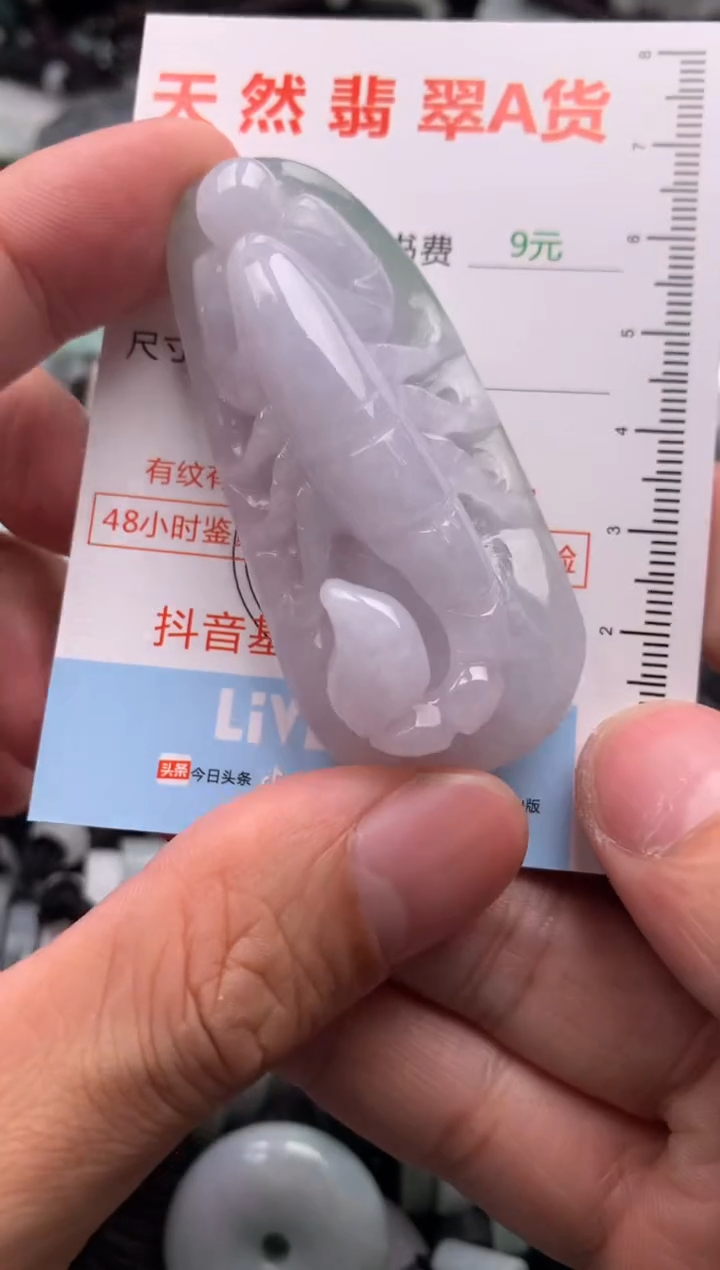 翡翠未镶嵌吊坠(不含链)1