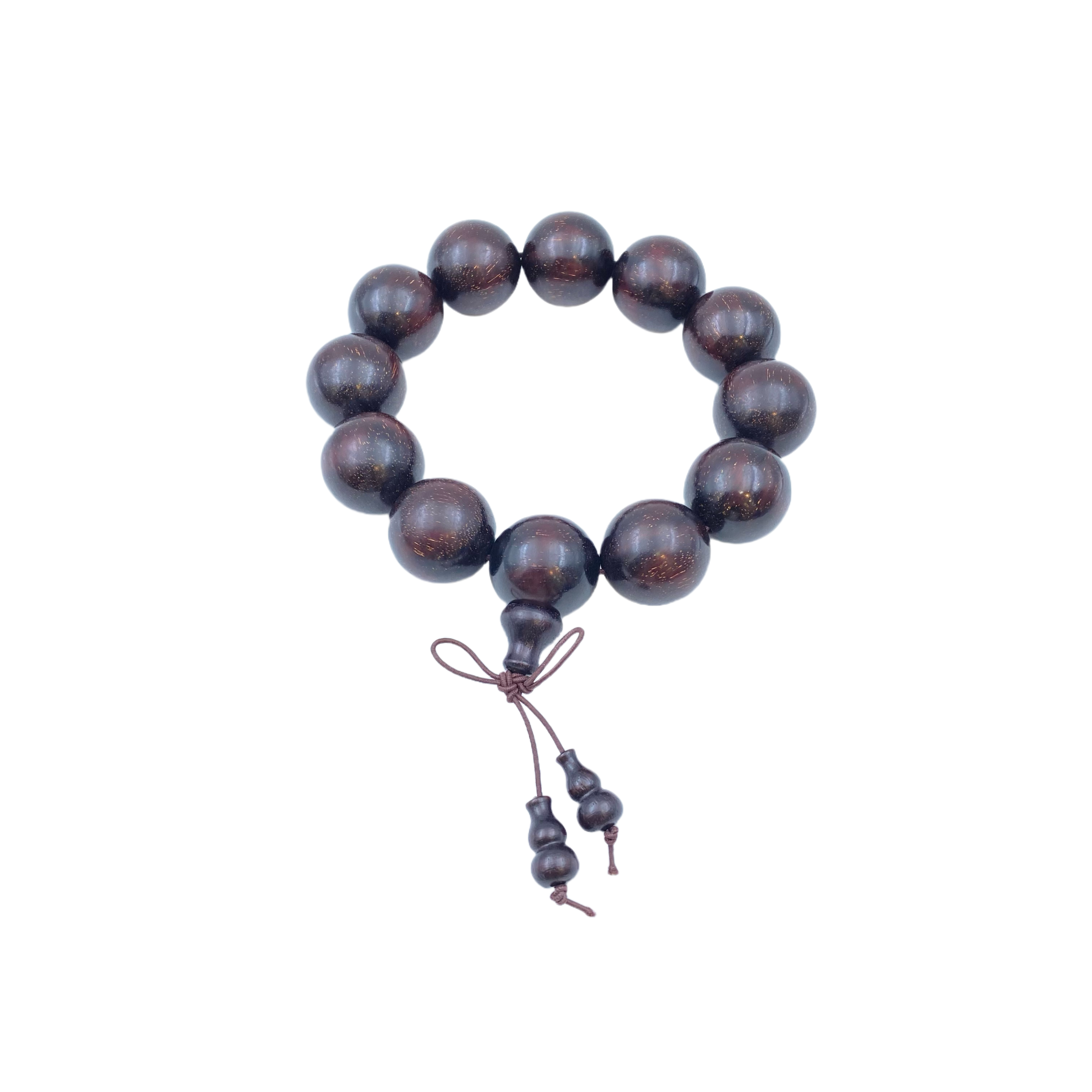 小叶紫檀木国风复古手链S1519X