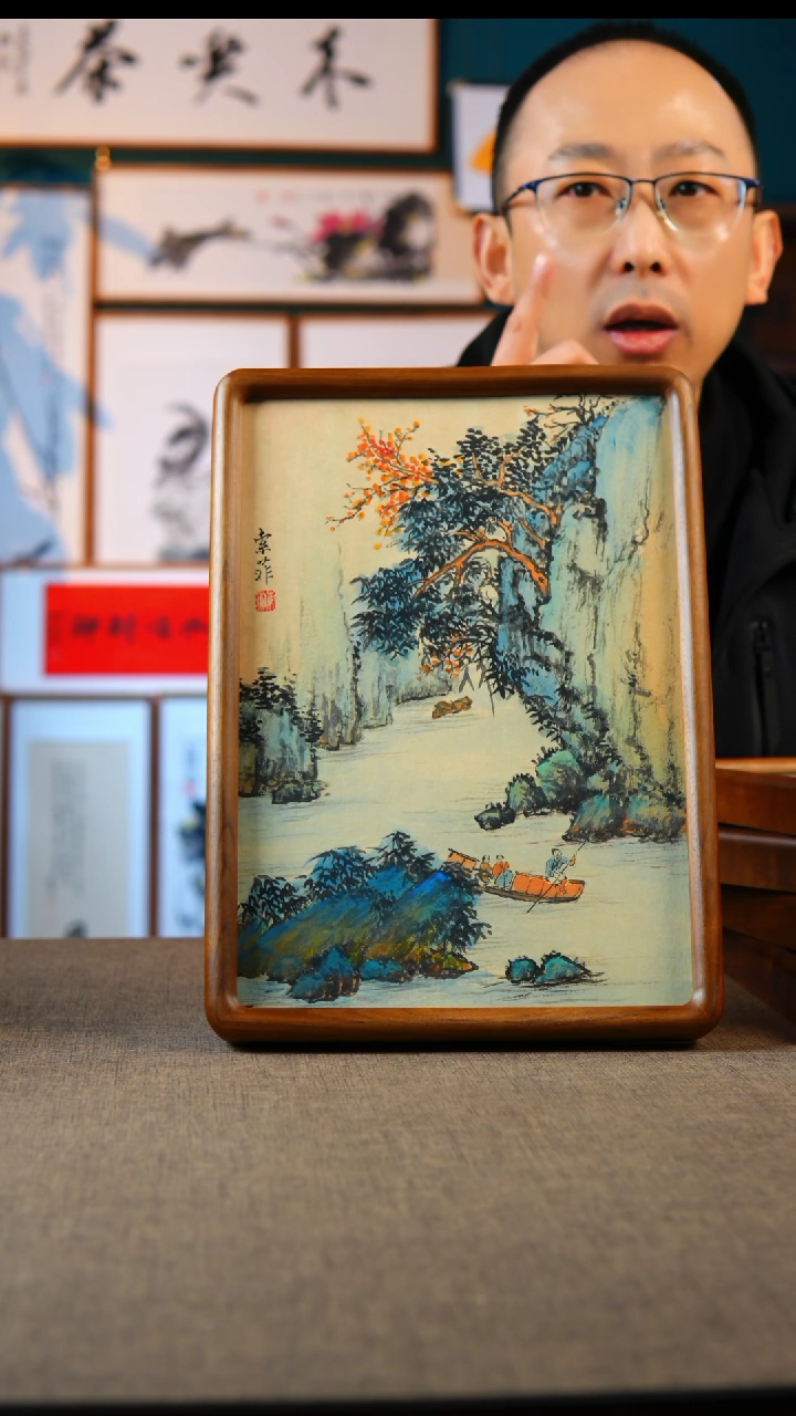 国画S8  实木榫卯  A4