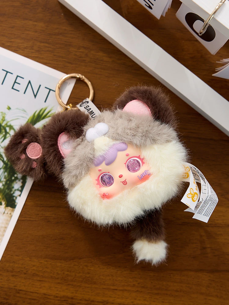 【阿纯潮玩】三小毛喵喵爪爪毛绒 桌面摆件