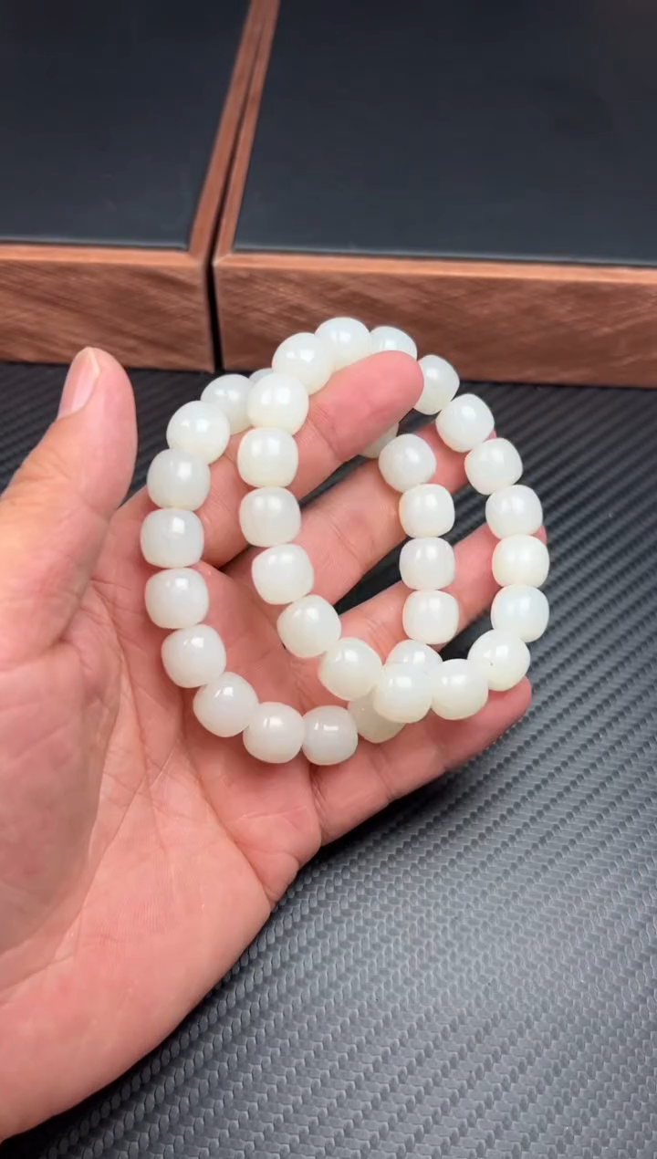 手串未镶嵌和田玉黑山微色差卡12老型M多样性发货拍一发一