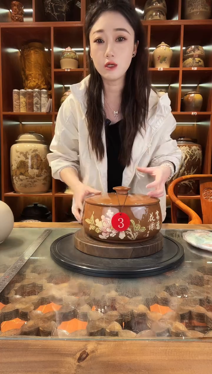 缸云南建水紫陶三饼缸@3