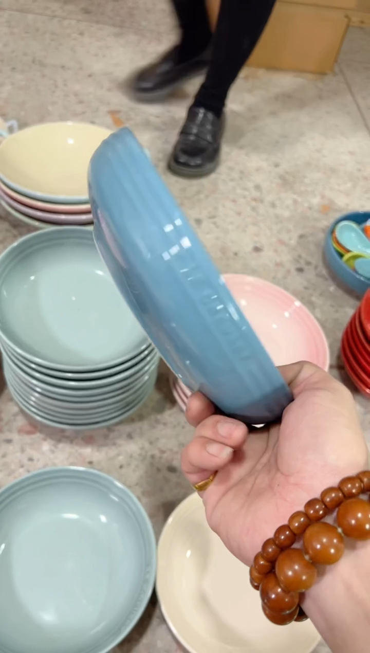 【闪购商品】碟微瑕---8英寸青虹----海军蓝