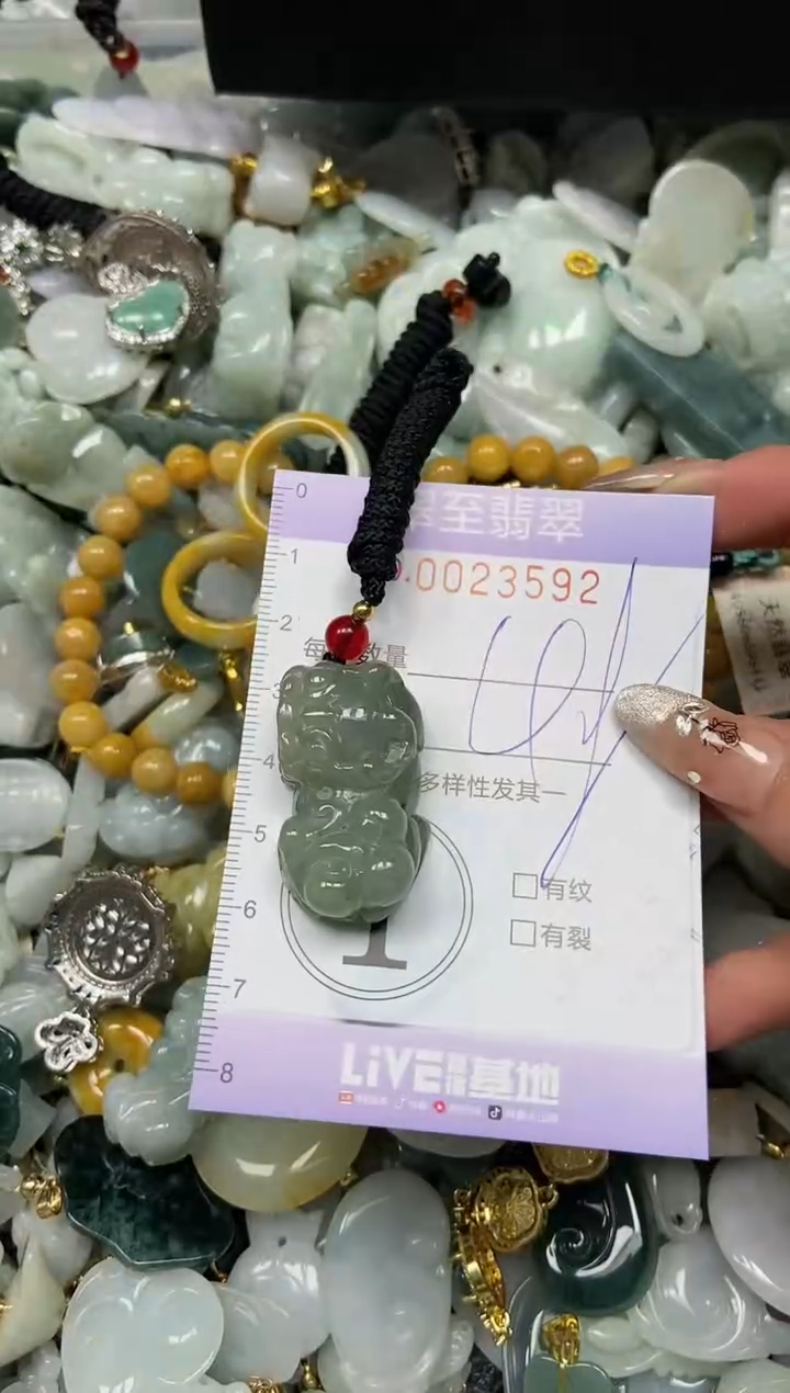 【闪购商品】翡翠颈饰未镶嵌闪购0023592