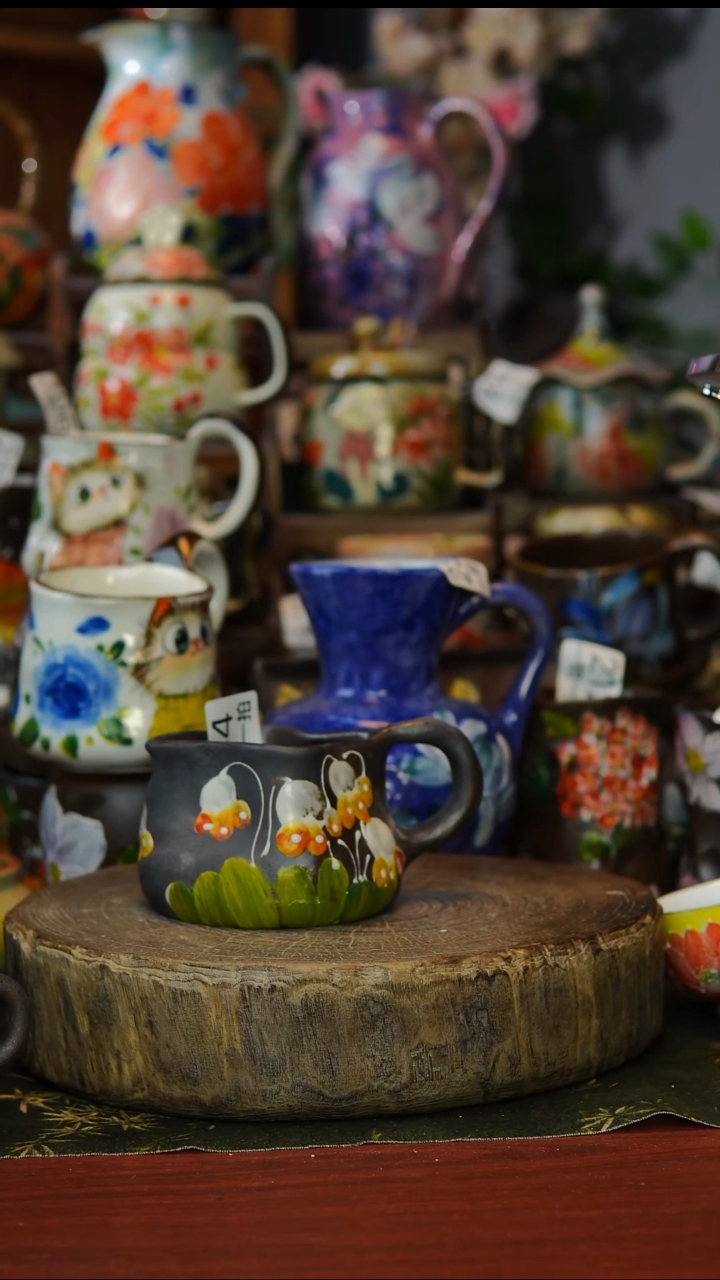 陶瓷245景德镇手工高温釉下彩