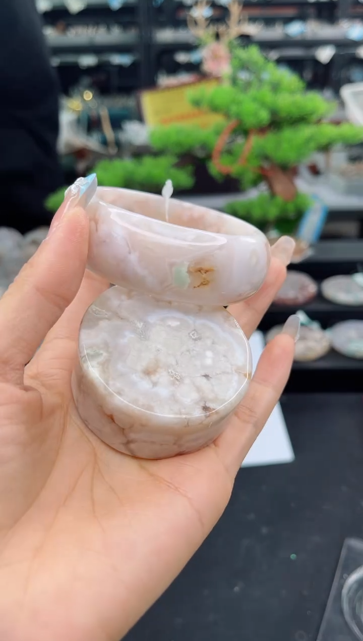 石英质玉未镶嵌手镯56圈口（赠品镯心）1283514