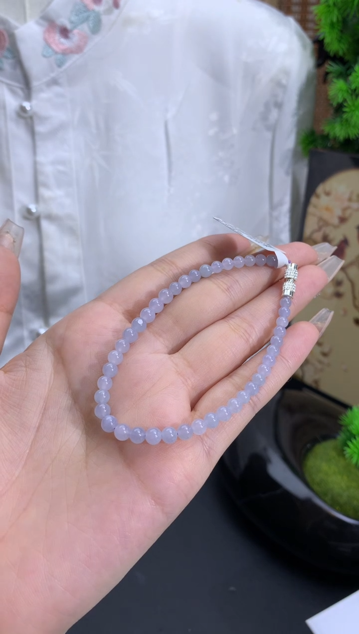 【闪购商品】翡翠手链未镶嵌卡4.1-4.8mm