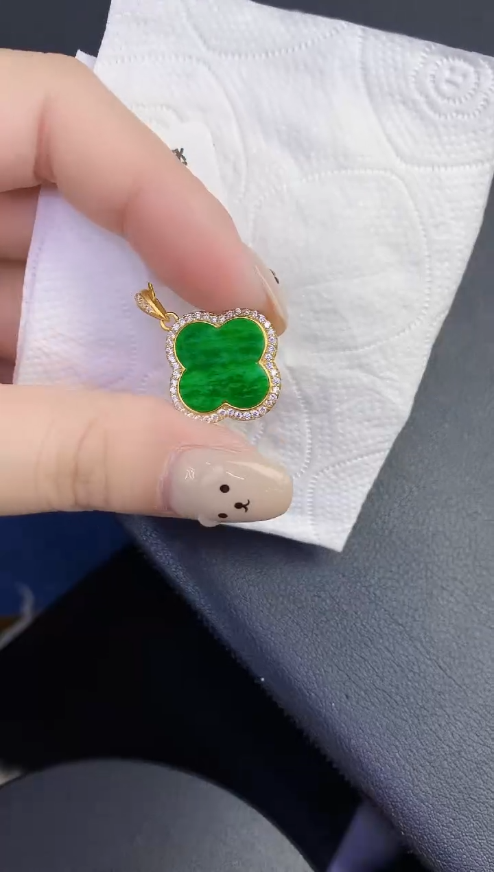 颈饰未镶嵌翡翠缅甸天然翡翠A货