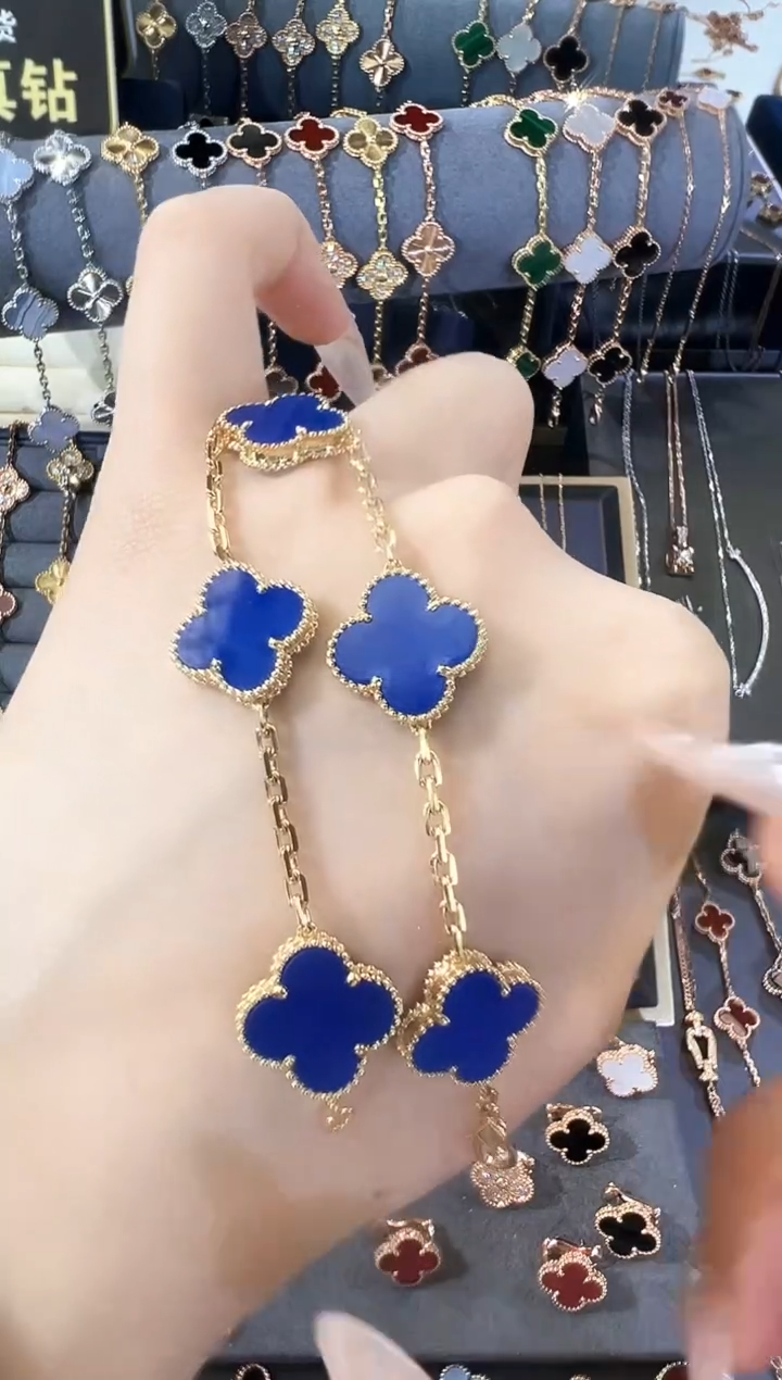 【闪购商品】玛瑙/玉髓手链18K金镶嵌18K黄手链