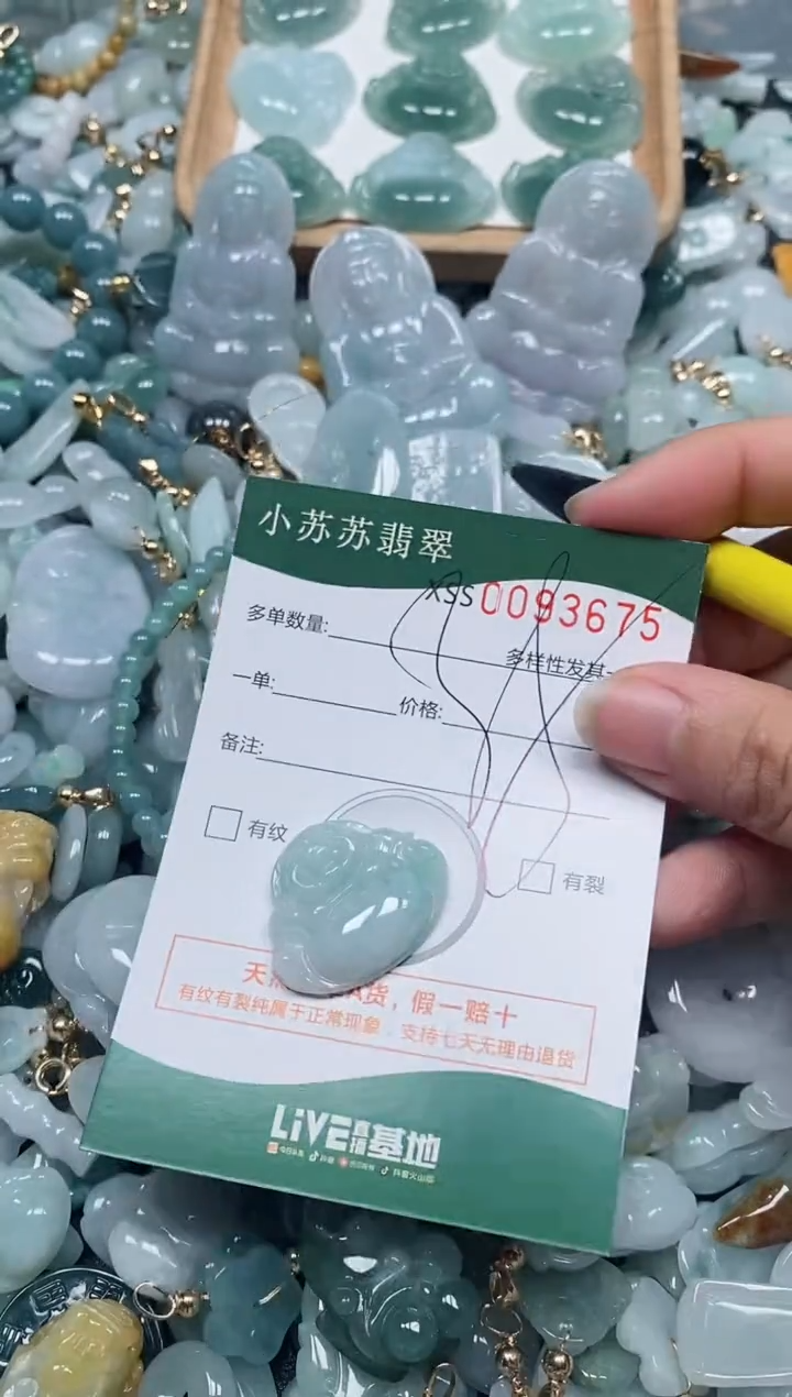 【闪购商品】翡翠颈饰未镶嵌闪购商品0093675