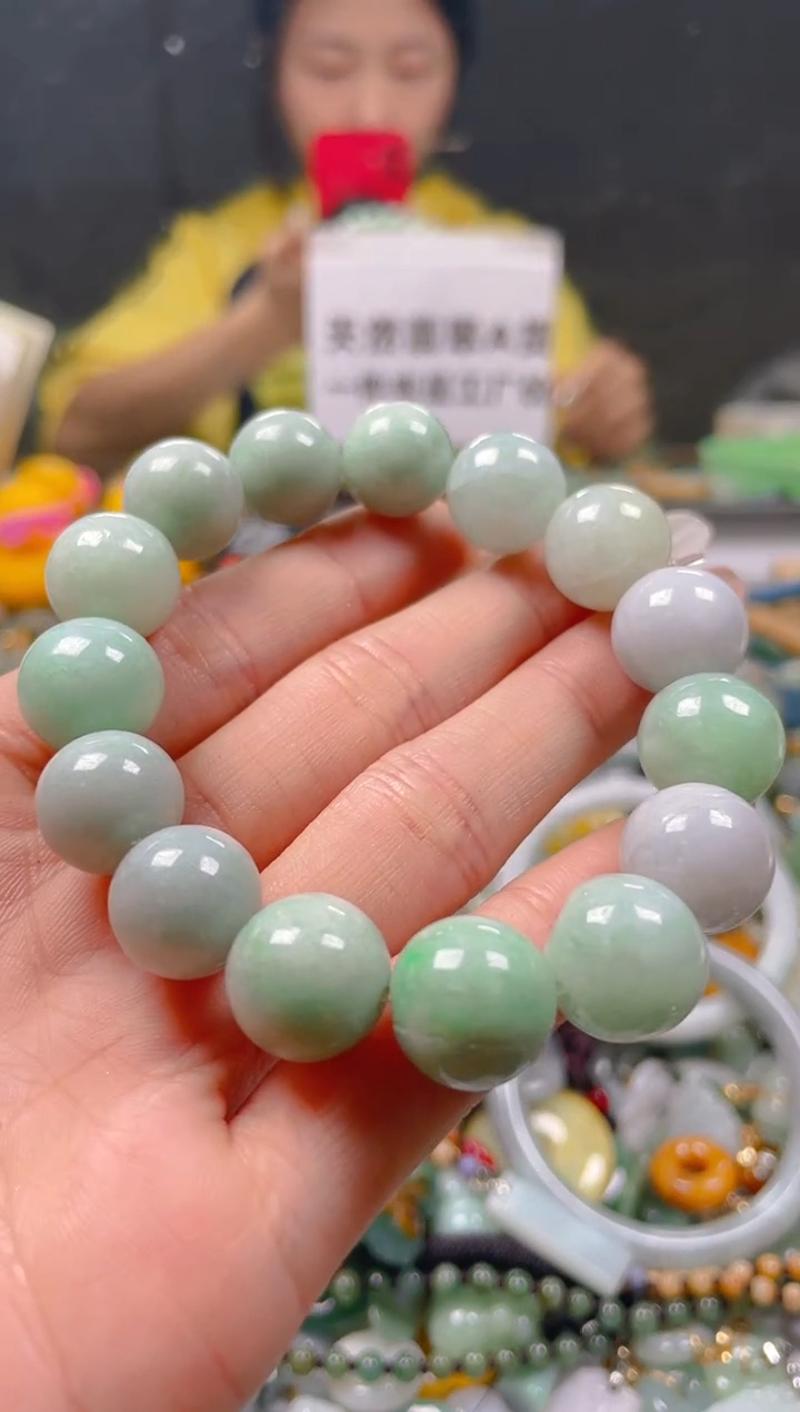 【闪购商品】翡翠颈饰未镶嵌13-14MM/P/翡翠A货一图一物